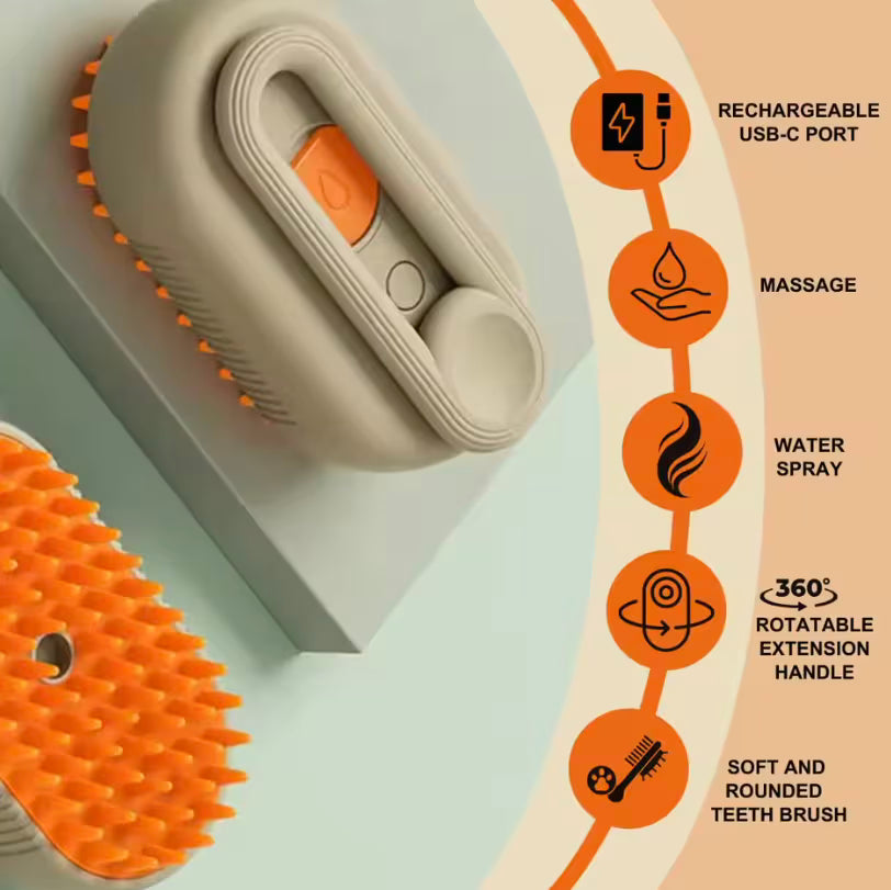 Pet Steam Brush